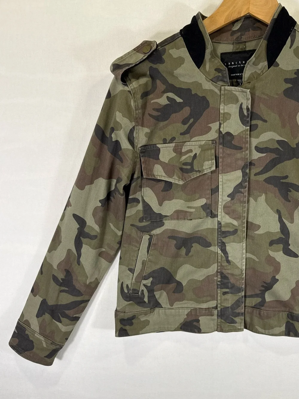Sanctuary Kids Camo Jacket - Olive & Brown